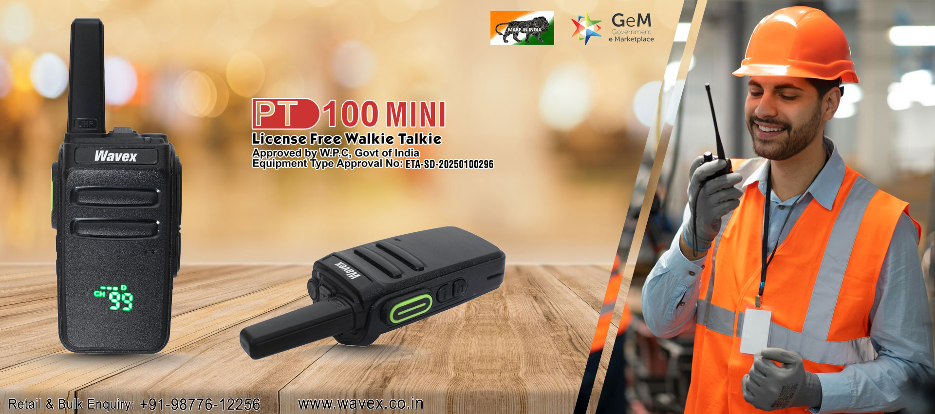 Wavex License Free Walkie Talkie Suppliers Dealers in India Punjab Ludhiana