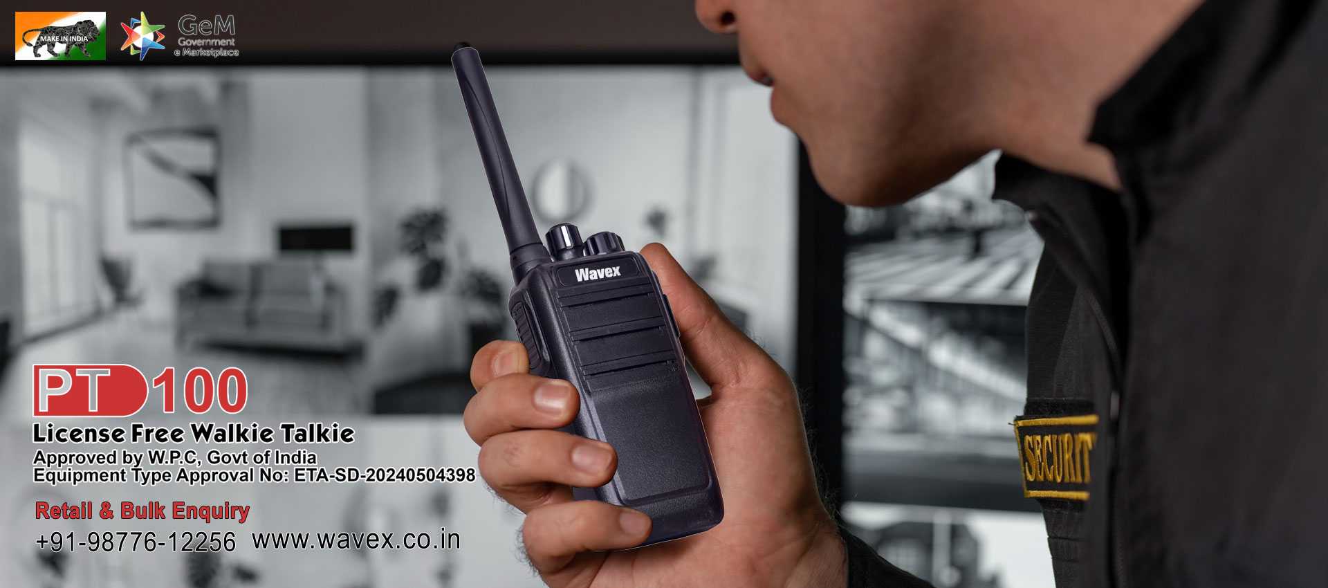Wavex License Free Walkie Talkie Suppliers Dealers in India Punjab Ludhiana